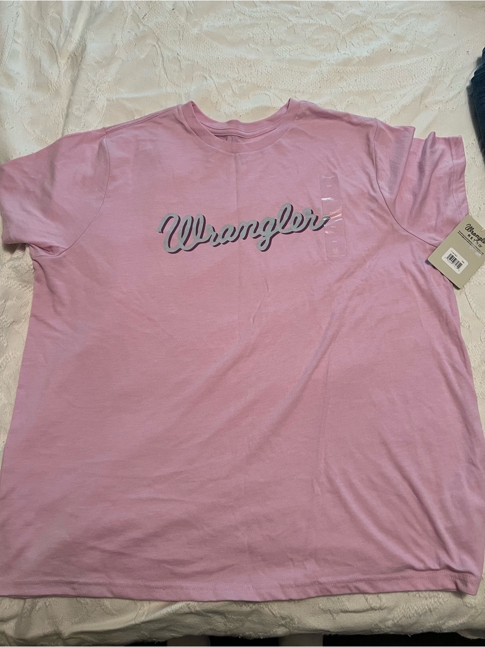 Wrangler Women’s Pink Logo Crew T-Shirt
